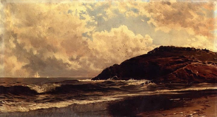 Alfred Thompson Bricher Seascape Coast of Maine